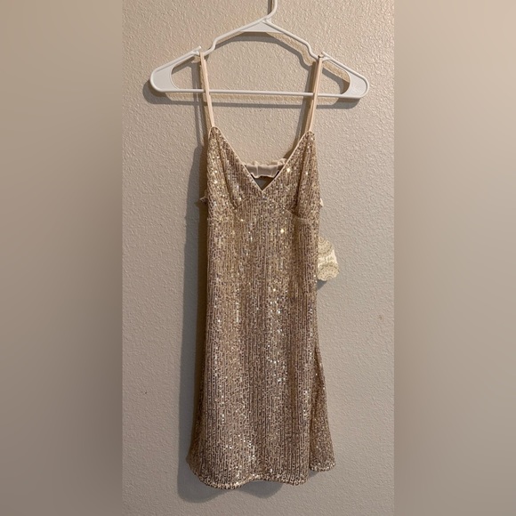 Sequin Slip Dress Size Medium - Picture 3 of 7